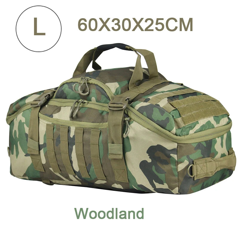 LQARMY Outdoor Molle Tactical Backpack for Hiking Camping Travel