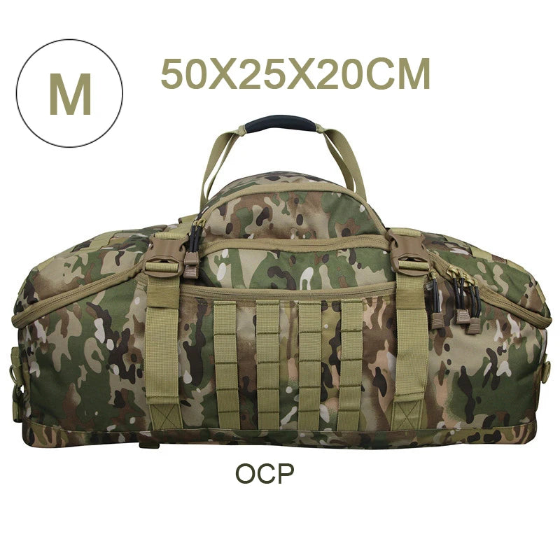 LQARMY Outdoor Molle Tactical Backpack for Hiking Camping Travel