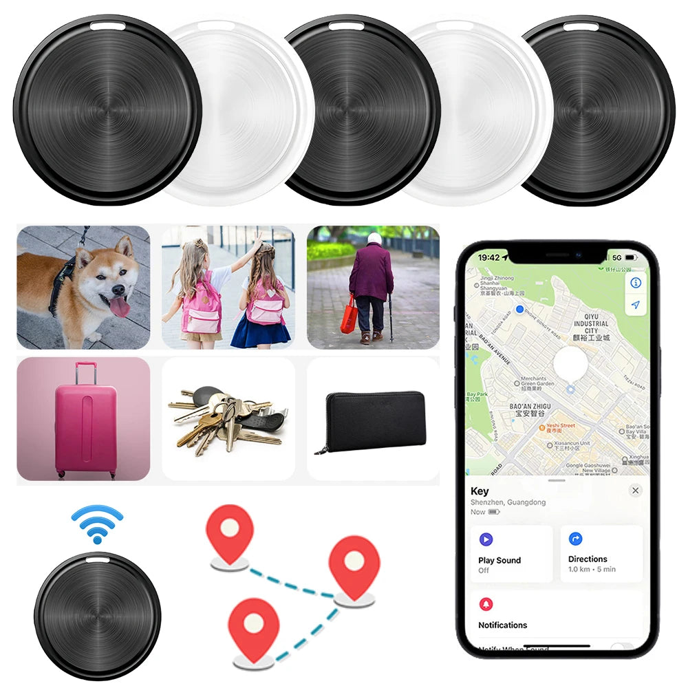 GPS Tracker For Android Pet Locator Item Finder Wallet Car