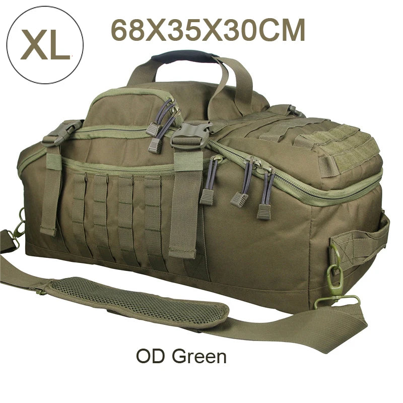 LQARMY Outdoor Molle Tactical Backpack for Hiking Camping Travel