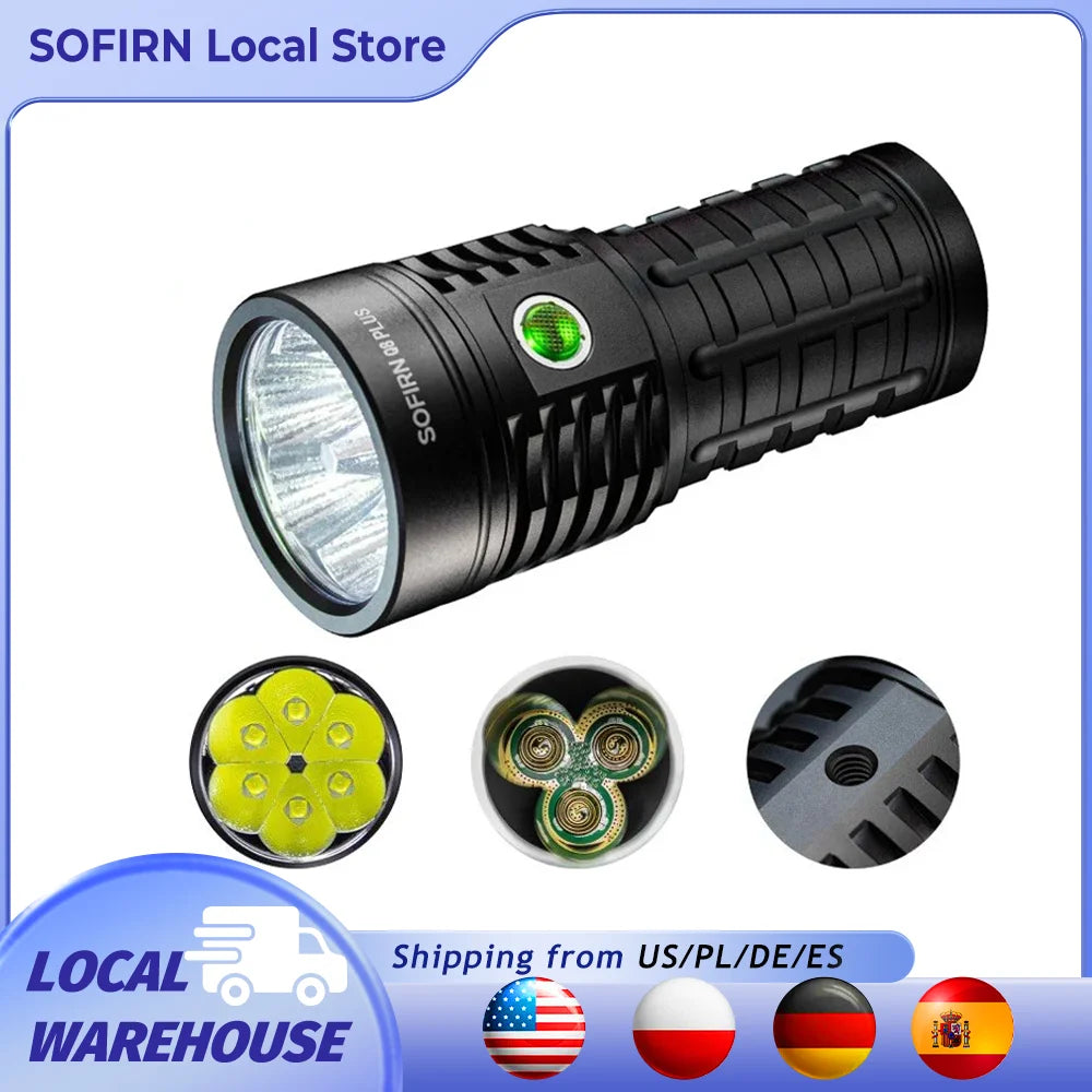 Sofirn Q8 Plus 16000lm Anduril 2.0 USB C Rechargeable