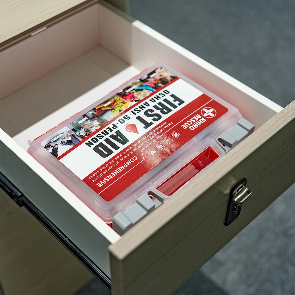 Rhino Rescue Complete First Aid Kit for Home and Office