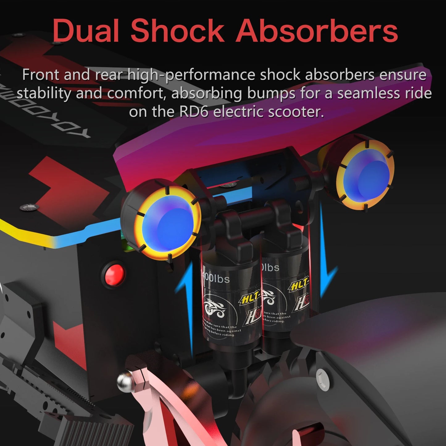 REDDYDY Offroad Electric Scooter Dual Motor 10000W 60 MPH
