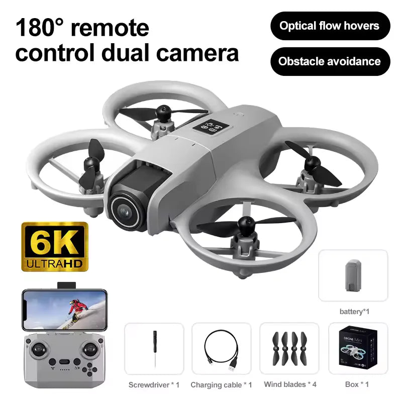 Mini Foldable Drone With 4K Camera Optical Flow Positioning