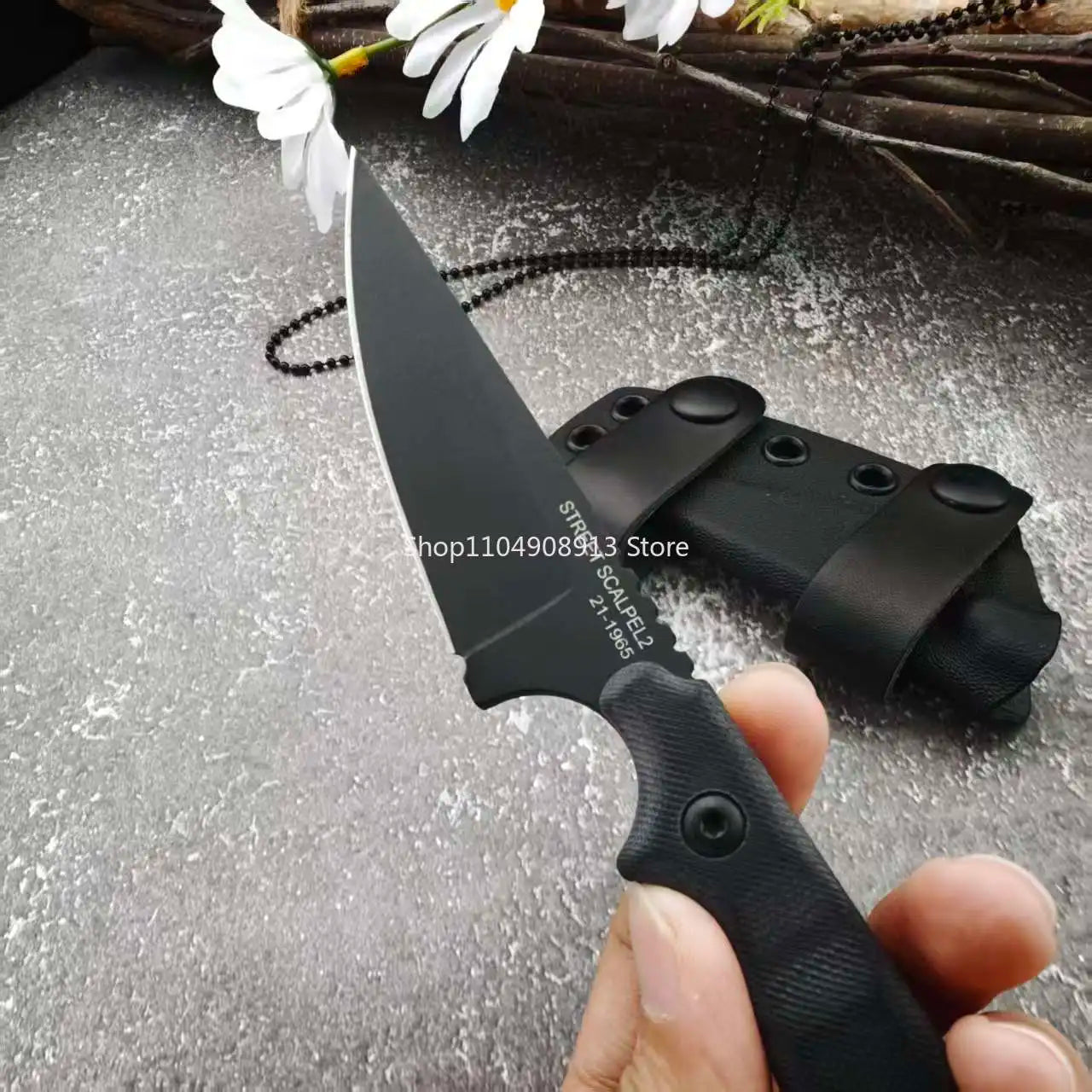 Wilderness Escape Multi Knife Stainless Steel 8Cr13Mov G10 Handle
