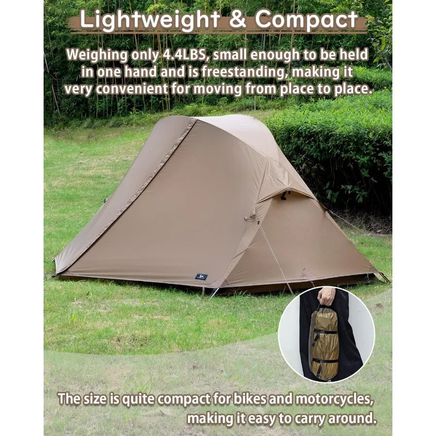 Ultralight Backpacking Tent Nylon for Hiking and Camping