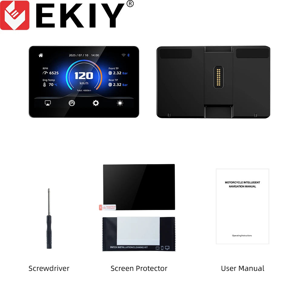 EKIY GPS Motorcycle Navigation Wireless CarPlay And Android Auto For BMW