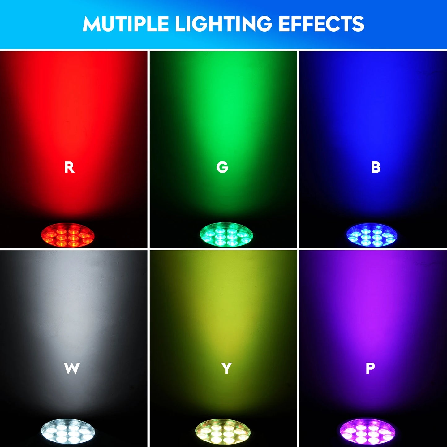 DayFlicker 210W RGBW Four In One LED Stage Par DMX512
