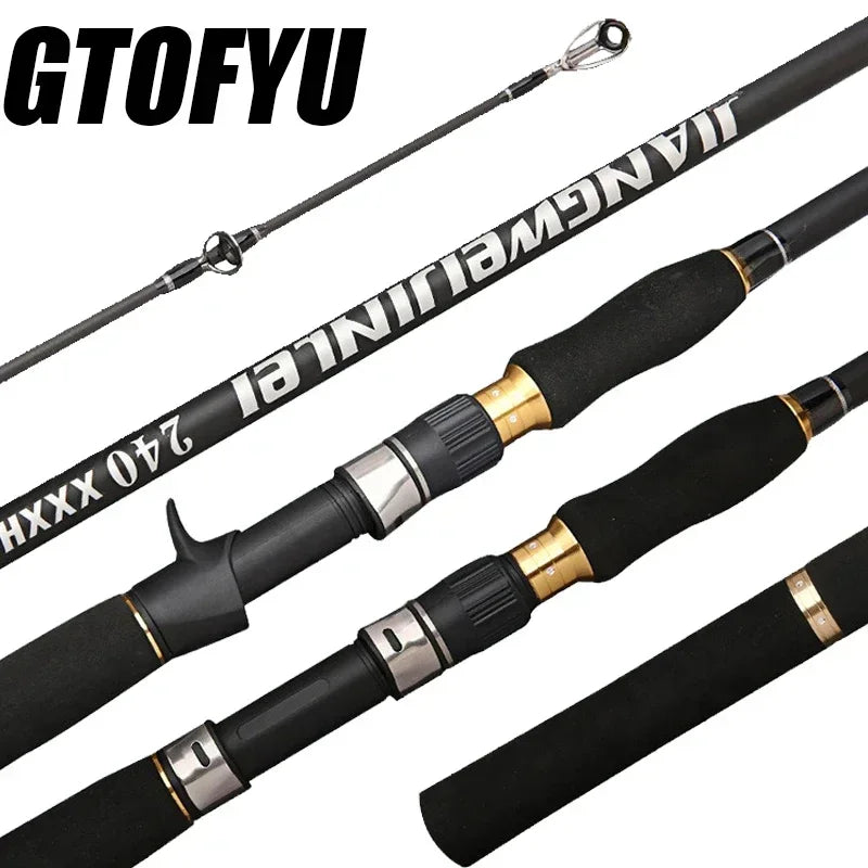 GTOFYU Superhard Carp Spinning Casting Rod Carbon