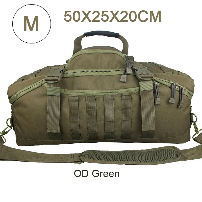 LQARMY Outdoor Molle Tactical Backpack for Hiking Camping Travel