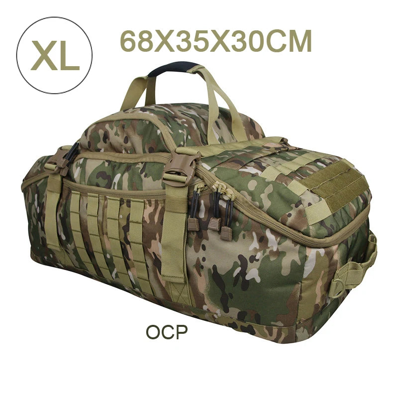 LQARMY Outdoor Molle Tactical Backpack for Hiking Camping Travel